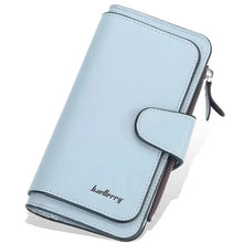 Load image into Gallery viewer, Women's Fashion Faux Leather Wallet with Card Slots &amp; ID Window
