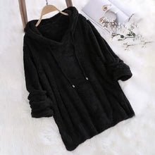 Load image into Gallery viewer, Women's Fleece Hoodie Solid Color Long Sleeve Sweatshirt

