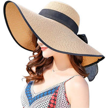 将图片加载到图库查看器，Women's Floppy Wide Brim Beach Hat
