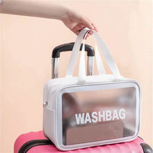 Load image into Gallery viewer, Women's Frosted Waterproof Cosmetic Bag
