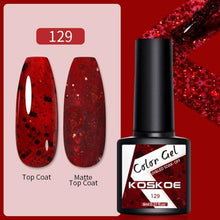 Load image into Gallery viewer, Womens Glossy Colorful 8ml Nail Gel Polish Permanent UV LED Summer Winter High Quality Fashion Design
