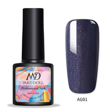 Load image into Gallery viewer, Womens Glossy Colorful 8ml Nail Gel Polish Permanent UV LED Summer Winter High Quality Fashion Design
