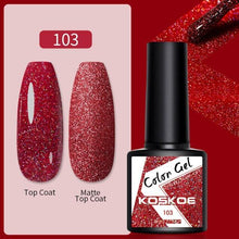 Load image into Gallery viewer, Womens Glossy Colorful 8ml Nail Gel Polish Permanent UV LED Summer Winter High Quality Fashion Design

