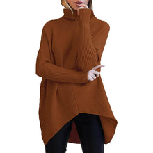 将图片加载到图库查看器，Women's High Neck Long Sweater

