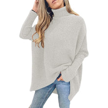 将图片加载到图库查看器，Women's High Neck Long Sweater
