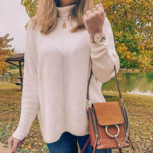 将图片加载到图库查看器，Women's High Neck Long Sweater

