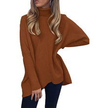 将图片加载到图库查看器，Women's High Neck Long Sweater
