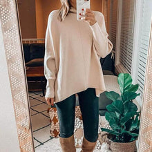 将图片加载到图库查看器，Women's High Neck Long Sweater
