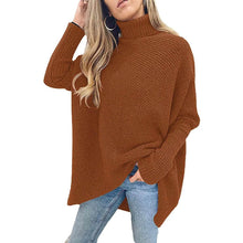 将图片加载到图库查看器，Women's High Neck Long Sweater
