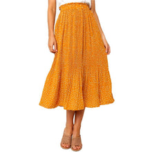 Load image into Gallery viewer, Womens High Waist Polka Dot Pleated Skirt

