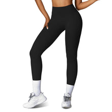 Load image into Gallery viewer, Women's High Waist Workout Leggings Tummy Control Compression with 25" Inseam No Front Seam
