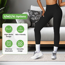 Load image into Gallery viewer, Women's High Waist Workout Leggings Tummy Control Compression with 25" Inseam No Front Seam
