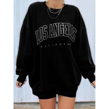 将图片加载到图库查看器，Women's Sweatshirt Graphic Text Los Angeles
