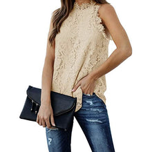 Load image into Gallery viewer, Women's Lace Crochet Hollow Out Tank Top
