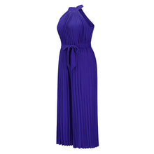 Load image into Gallery viewer, Women's Lace-Up Halter Casual Wide-Leg Jumpsuit
