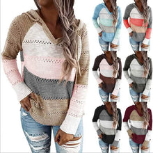 Load image into Gallery viewer, Women's Lightweight and Breathable Knit Hoodie
