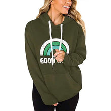 Load image into Gallery viewer, Women's Long Sleeve Casual Graphic Tee Hoodies
