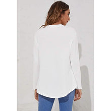 将图片加载到图库查看器，Women's Long Sleeve Crew Neck T-Shirt
