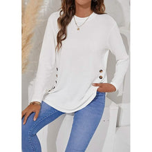 将图片加载到图库查看器，Women's Long Sleeve Crew Neck T-Shirt
