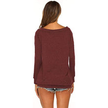 将图片加载到图库查看器，Women's Long Sleeve Off Shoulder Top
