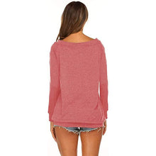 将图片加载到图库查看器，Women's Long Sleeve Off Shoulder Top
