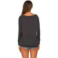 将图片加载到图库查看器，Women's Long Sleeve Off Shoulder Top
