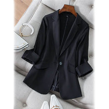 将图片加载到图库查看器，Women's Long Sleeve Pocket Casual Blazer
