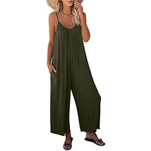 将图片加载到图库查看器，Women's Loose Sleeveless Jumpsuits
