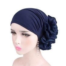 Load image into Gallery viewer, Women's Milk Silk Flower Turban
