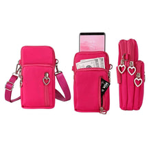 将图片加载到图库查看器，Women's Mini Cross-Body Shoulder Strap Cell Phone Wallet Pouch Bag Purse
