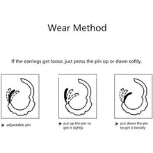 Load image into Gallery viewer, Women's Moon Star Pendant Small Hoop Earrings
