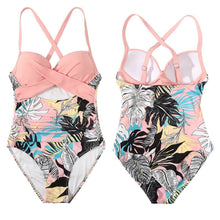 Load image into Gallery viewer, Women's One Piece High Waist Swimwear Tummy Control Cutout

