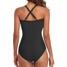 Load image into Gallery viewer, Women's One Piece High Waist Swimwear Tummy Control Cutout
