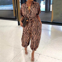 Load image into Gallery viewer, Women's Ordinary Deep V Jumpsuit
