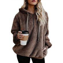 将图片加载到图库查看器，Women's Oversized Fleece Hoodie
