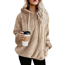 将图片加载到图库查看器，Women's Oversized Fleece Hoodie
