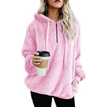 将图片加载到图库查看器，Women's Oversized Fleece Hoodie
