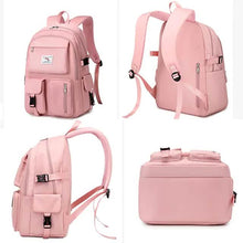 将图片加载到图库查看器，Women's Oxford Fabric Adjustable Large Capacity Backpack
