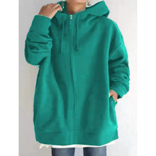 Load image into Gallery viewer, Women's Plus Size Jacket Zipper Pocket Solid Formal Long Sleeve
