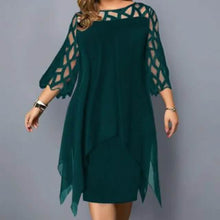 Load image into Gallery viewer, Women's Plus Size Solid Color Sheath Dress
