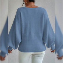 将图片加载到图库查看器，Women's Pullover Sweater Jumper Ribbed Knit Oversized Crew Neck
