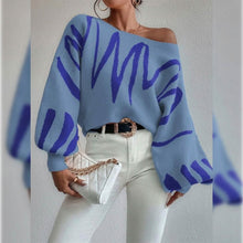 将图片加载到图库查看器，Women's Pullover Sweater Jumper Ribbed Knit Oversized Crew Neck
