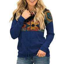 将图片加载到图库查看器，Women's Quarter Zip Color Block Pullover Sweatshirt

