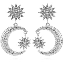 Load image into Gallery viewer, Women's Rhinestone Punk Earrings
