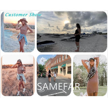 Load image into Gallery viewer, Women's Ribbed Scoop Neck Sleeveless Tank Dress
