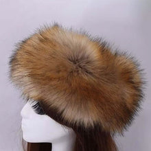 Load image into Gallery viewer, Women's Russian Faux Fluffy Fox Fur Hat
