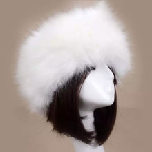 Load image into Gallery viewer, Women's Russian Faux Fluffy Fox Fur Hat
