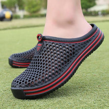 将图片加载到图库查看器，Womens Sandals Summer Fashion Hollow Out Breathable Beach Slippers Flip Flops EVA Massage Slippers Sandals Garden Clogs Shoes Women's Breathable Sandals Water Slippers
