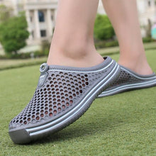将图片加载到图库查看器，Womens Sandals Summer Fashion Hollow Out Breathable Beach Slippers Flip Flops EVA Massage Slippers Sandals Garden Clogs Shoes Women's Breathable Sandals Water Slippers
