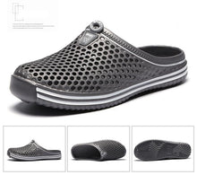将图片加载到图库查看器，Womens Sandals Summer Fashion Hollow Out Breathable Beach Slippers Flip Flops EVA Massage Slippers Sandals Garden Clogs Shoes Women's Breathable Sandals Water Slippers
